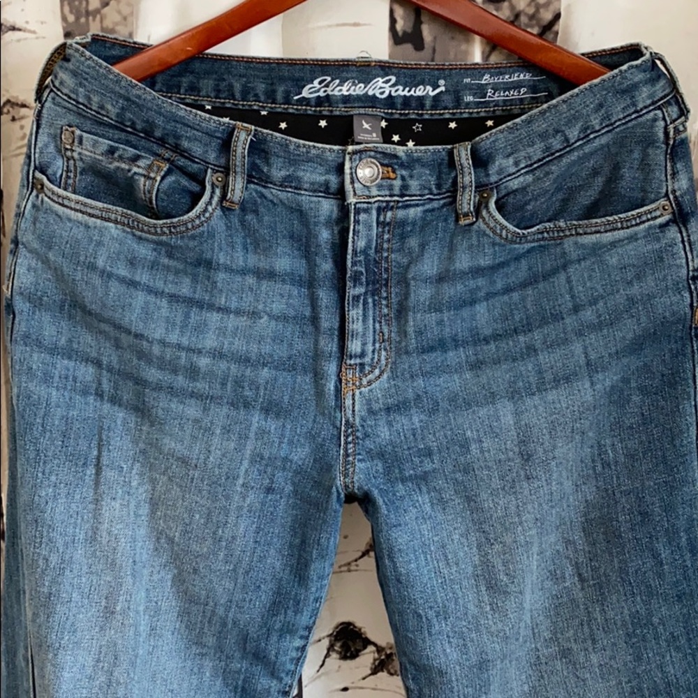 Flannel lined jeans